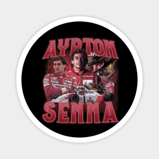 Ayrton Senna Collage Magnet